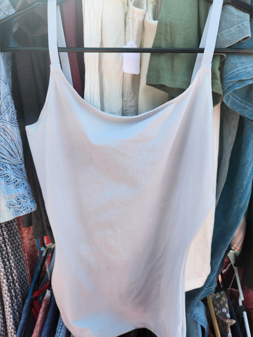 SPANX Light Gray Top